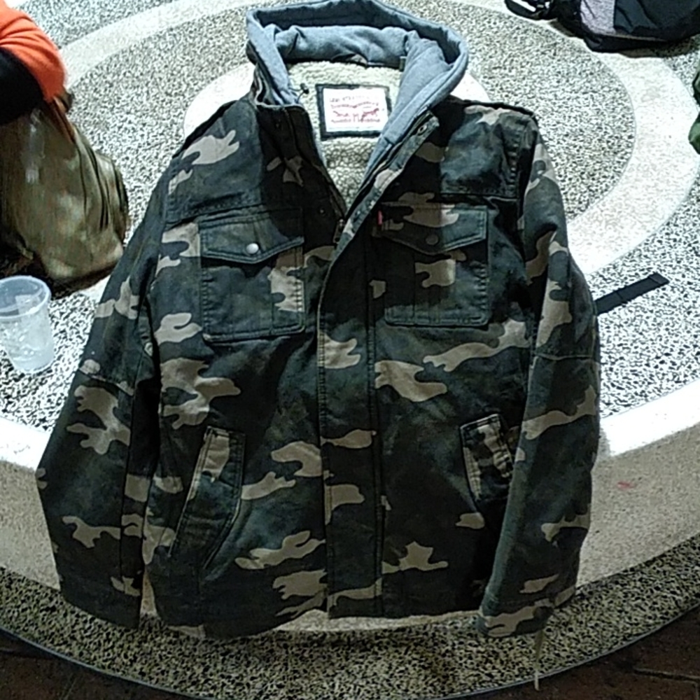 Levi's army fatigue wool lined jacket